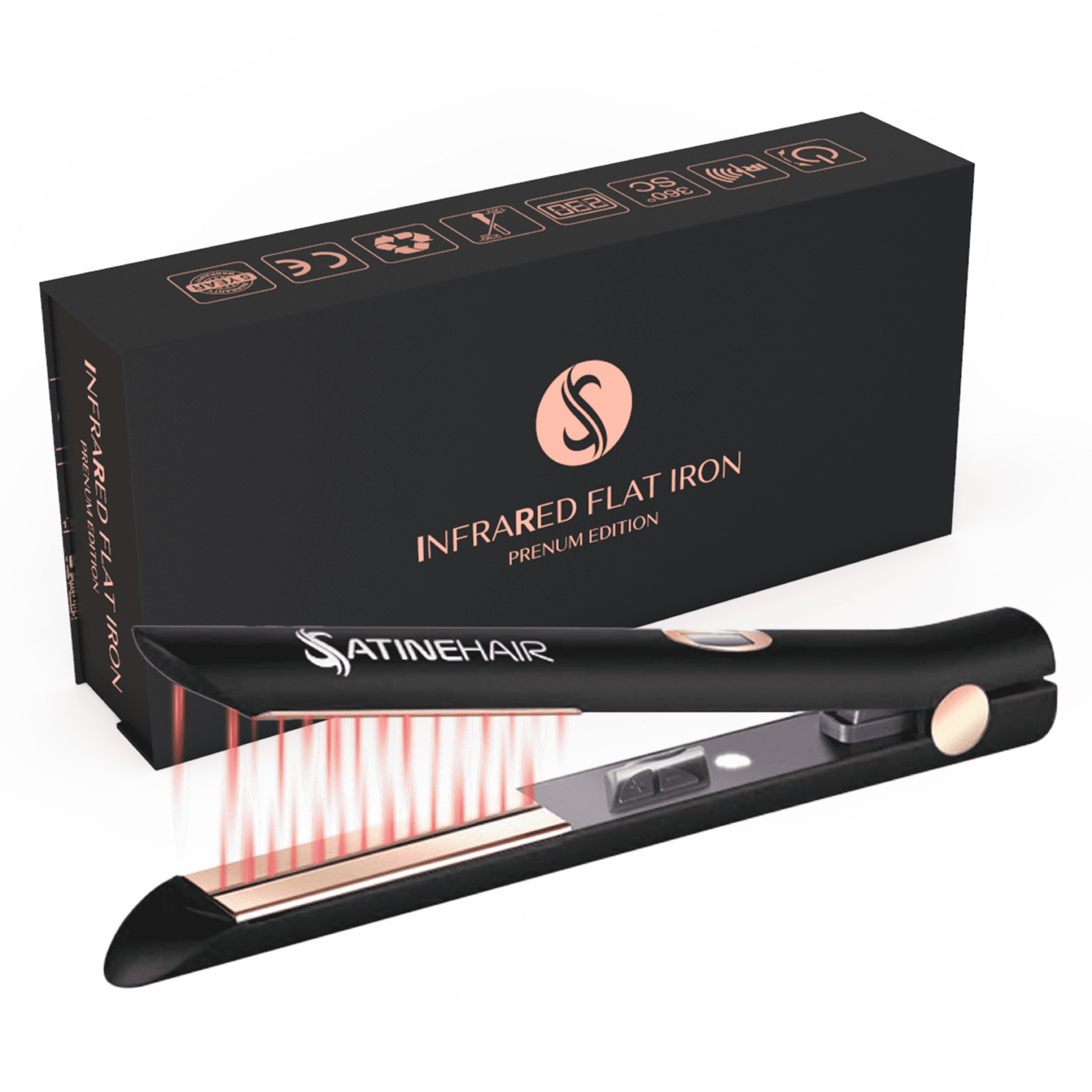 Infrared IR Straightener Black